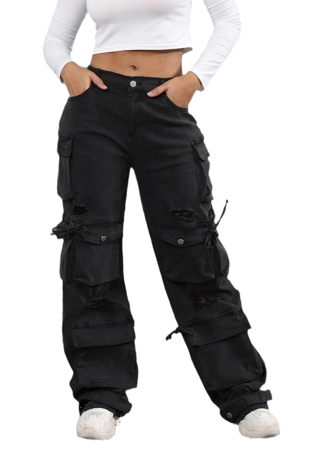 Ryehack Women’s Baggy Jeans Y2k Cargo Jeans