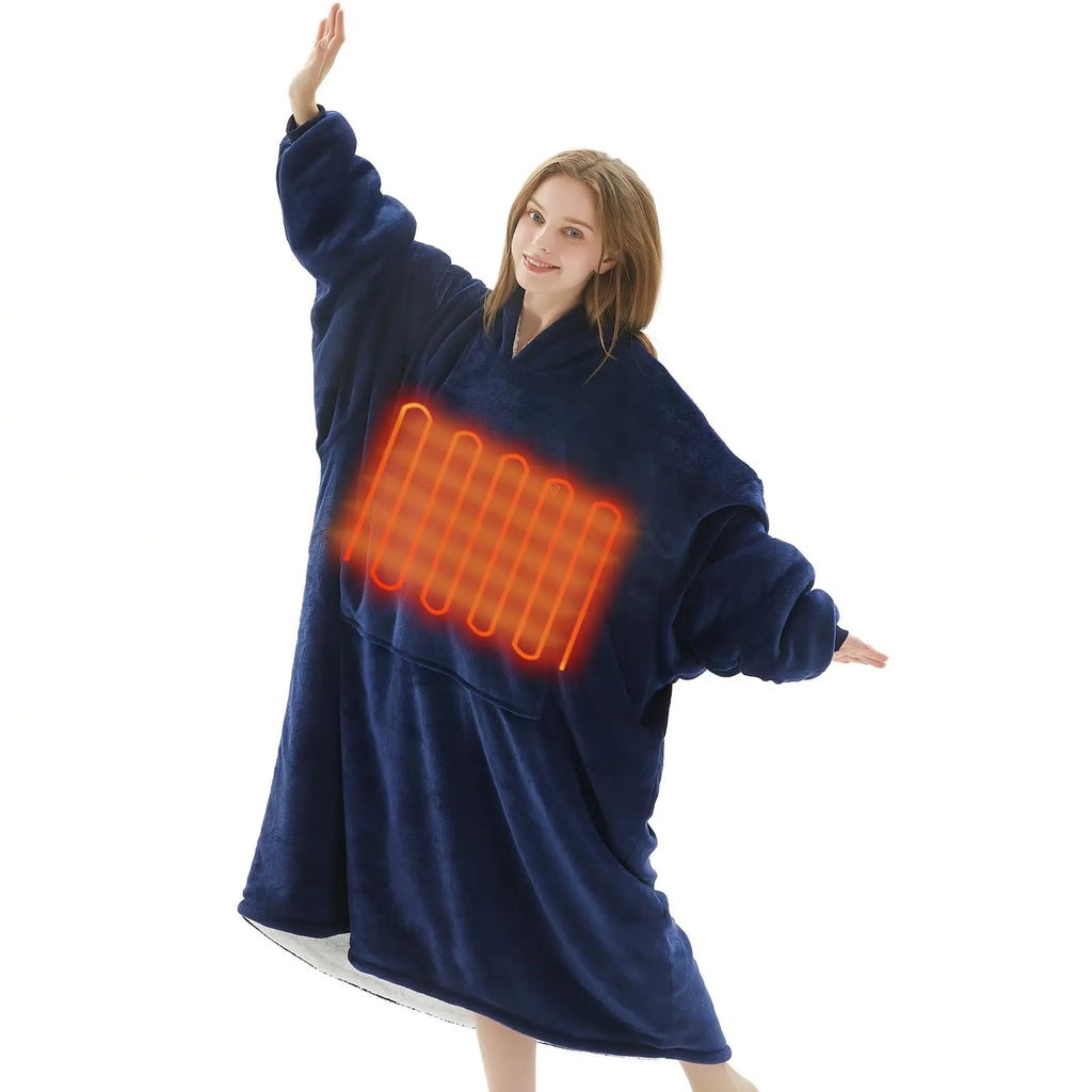 Homemate Heated Wearable Blanket Hoodie