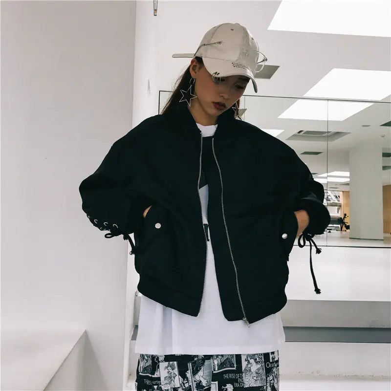 Pilot Jacket, Baseball Jacket, Loose Student Short Coat