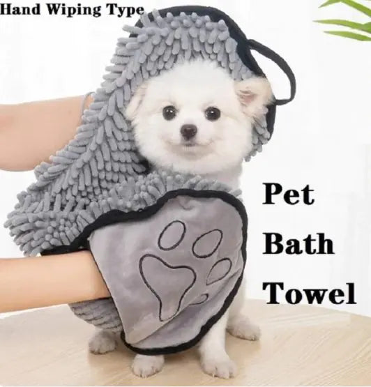 Quick-Dry Pet Bath Robe