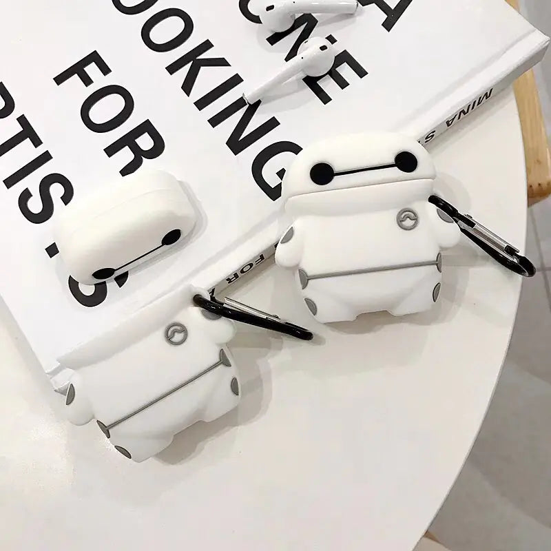 Cute Cartoon Silicone Case for Wireless Earbuds