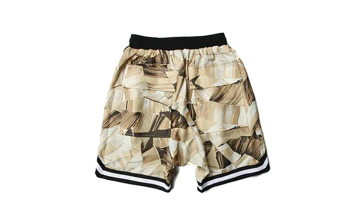 Retro Floral Streetwear Shorts for Men (Hip Hop Style)