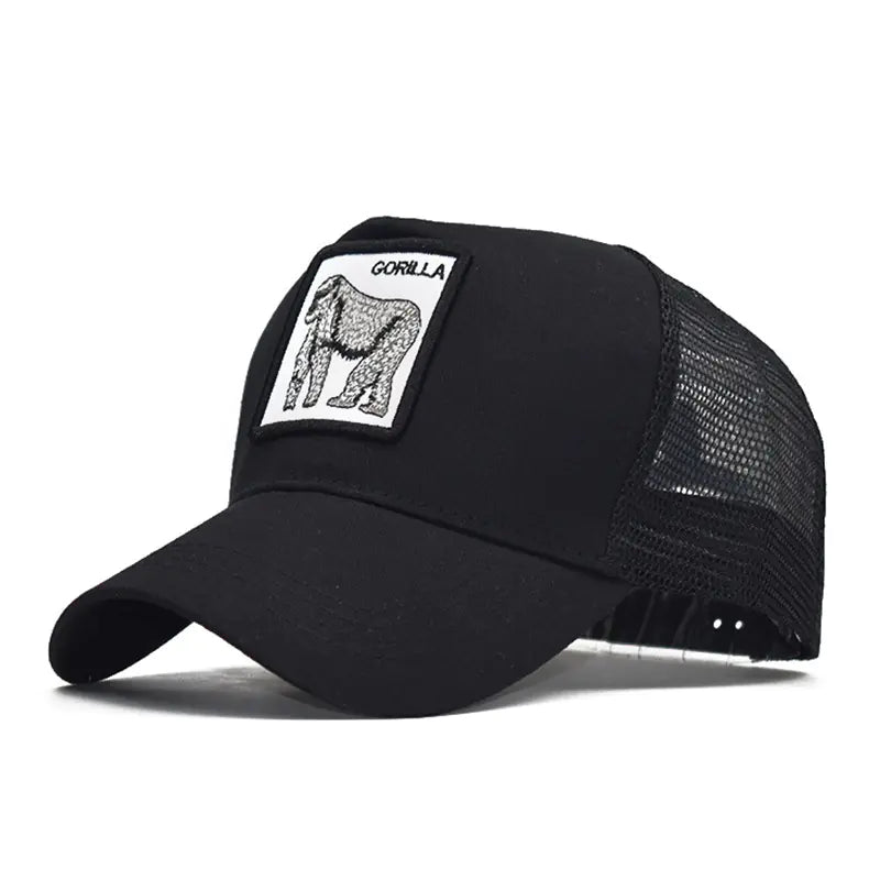 Spring Animal Embroidery Snapback Cap for Streetwear