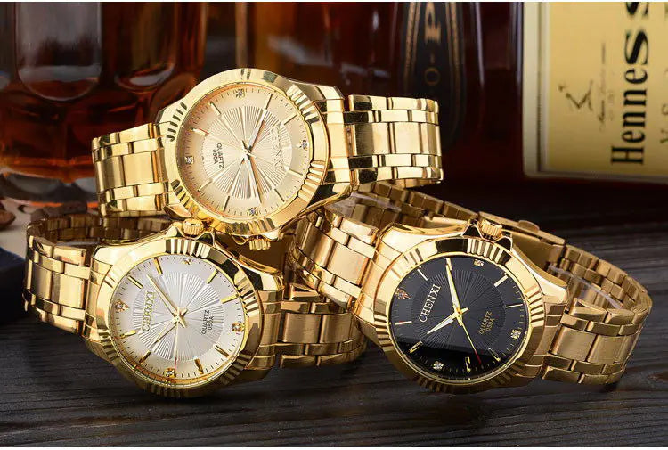 Waterproof Quartz Couple Watch - Deluxe Morning Watch