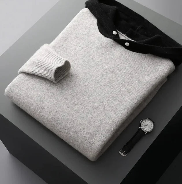 Casual Knitted Hoodie