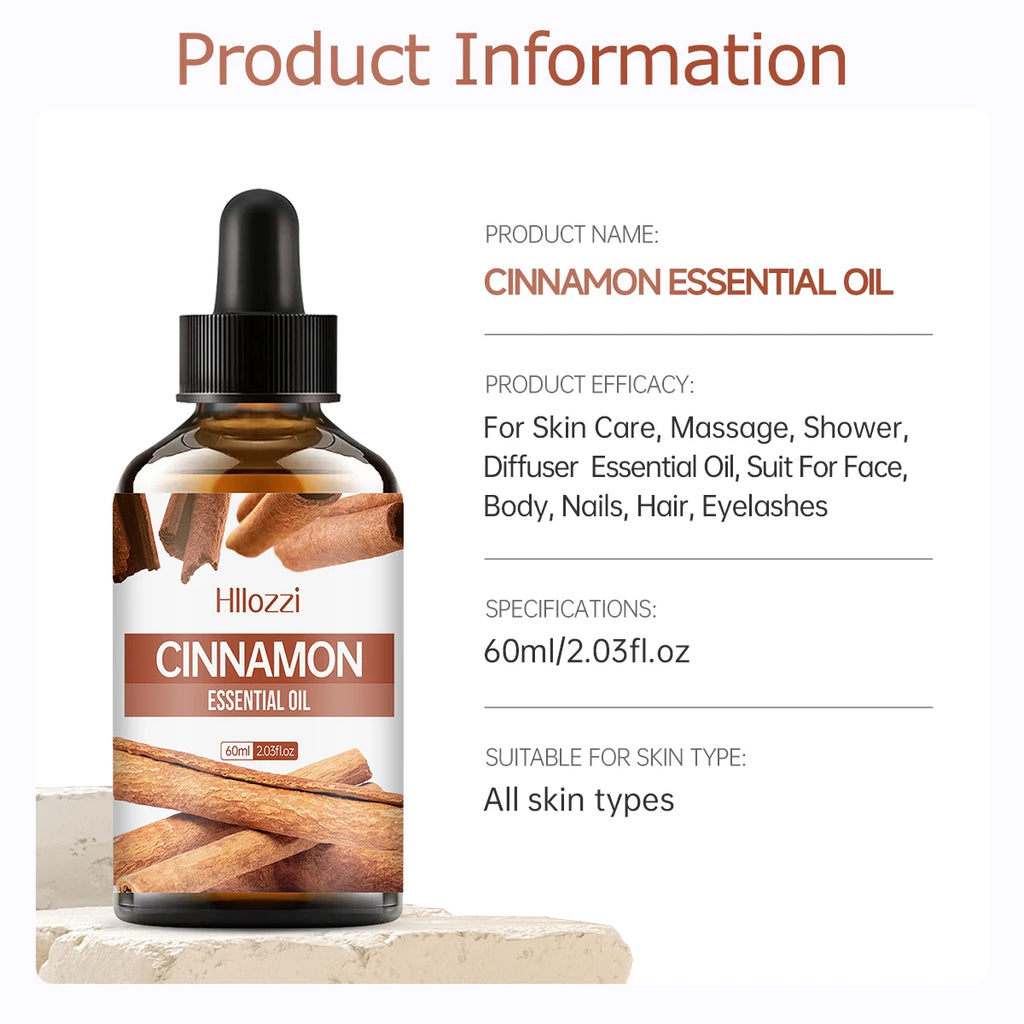 30ml/60ml/100ml Cinnamon Skin Care Essential Oil Plant Extract Essential Oil for Body Care