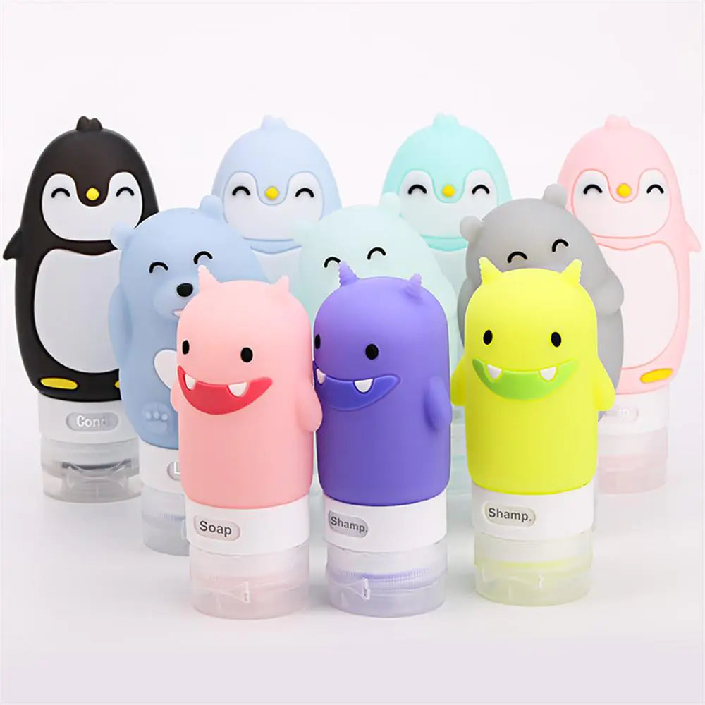 Travel Silicone Mini Bottles Set for Shampoo & Cosmetics