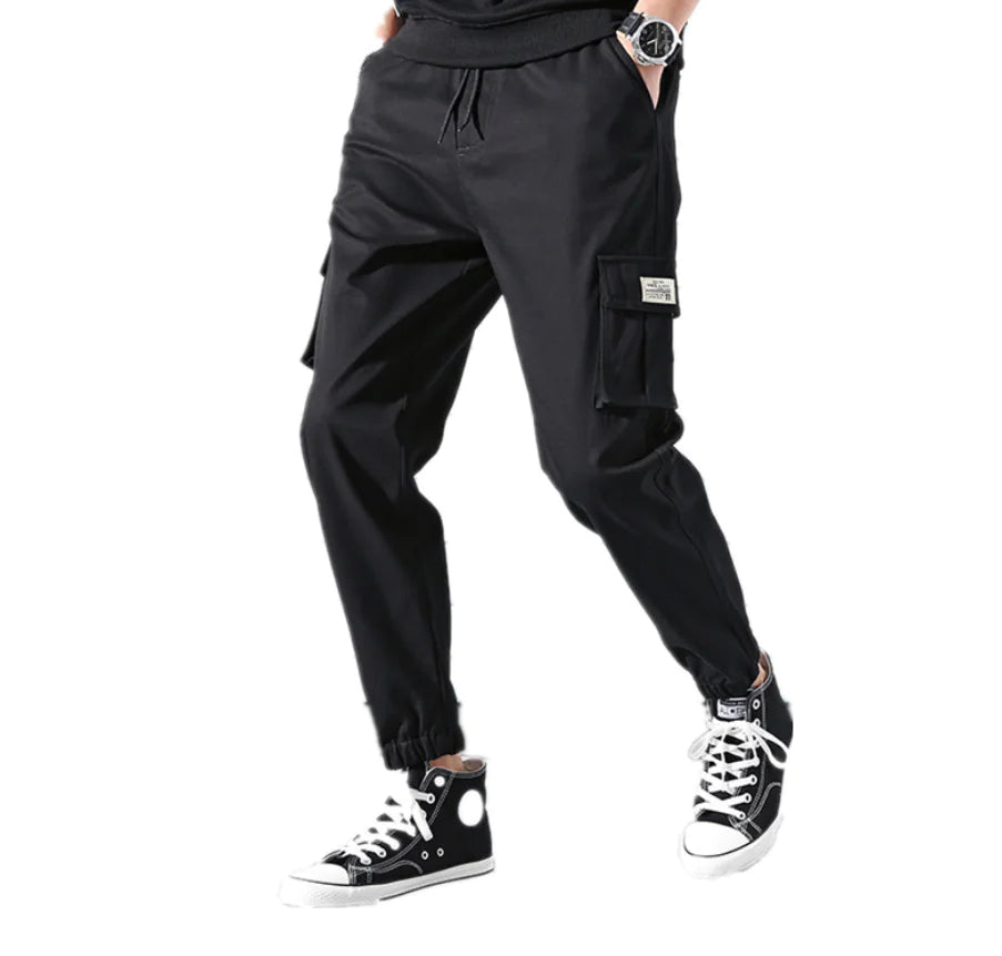 Men’s Urban Cargo Trousers with Stylish Cuffs