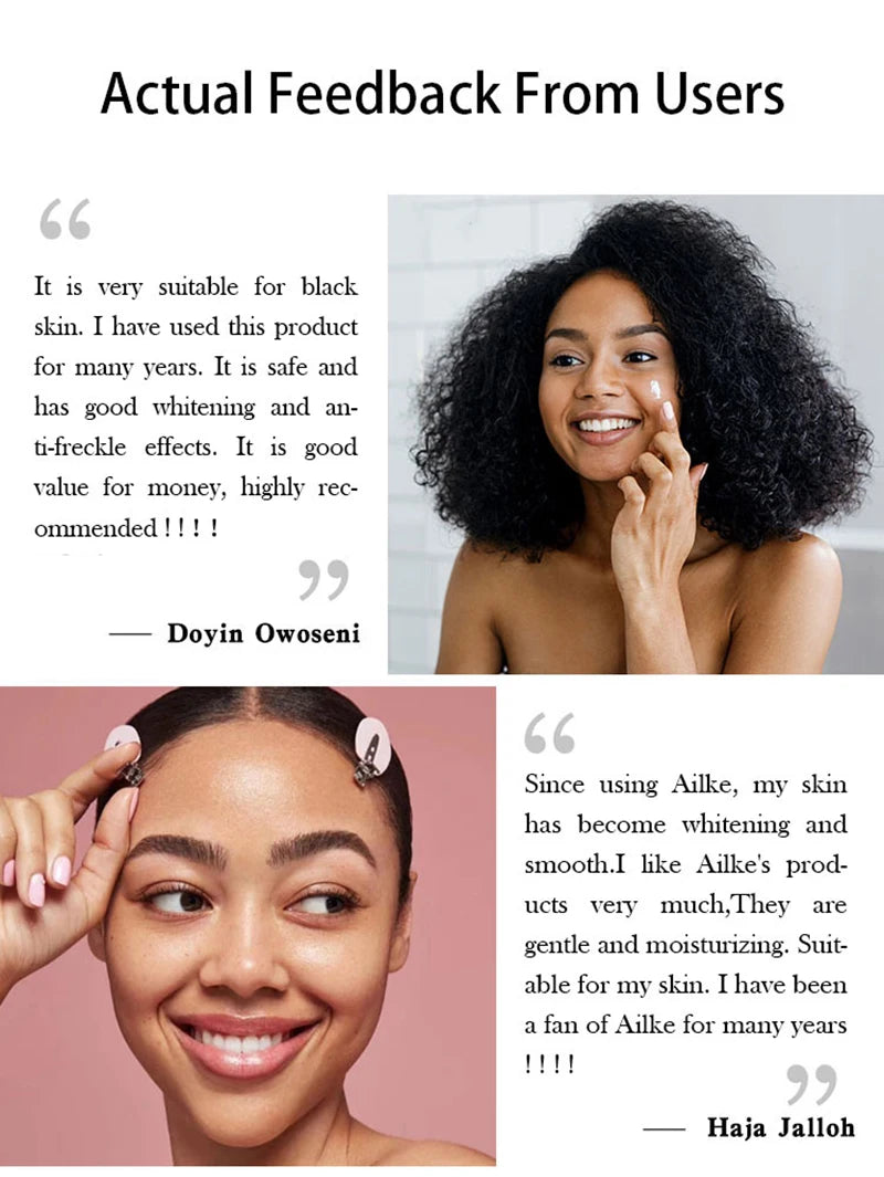 AILKE Organic Turmeric Whitening Skin Care Set, with Vitamin C, Clean Skin, Reduce Acne, Hydrating and Firming for Women