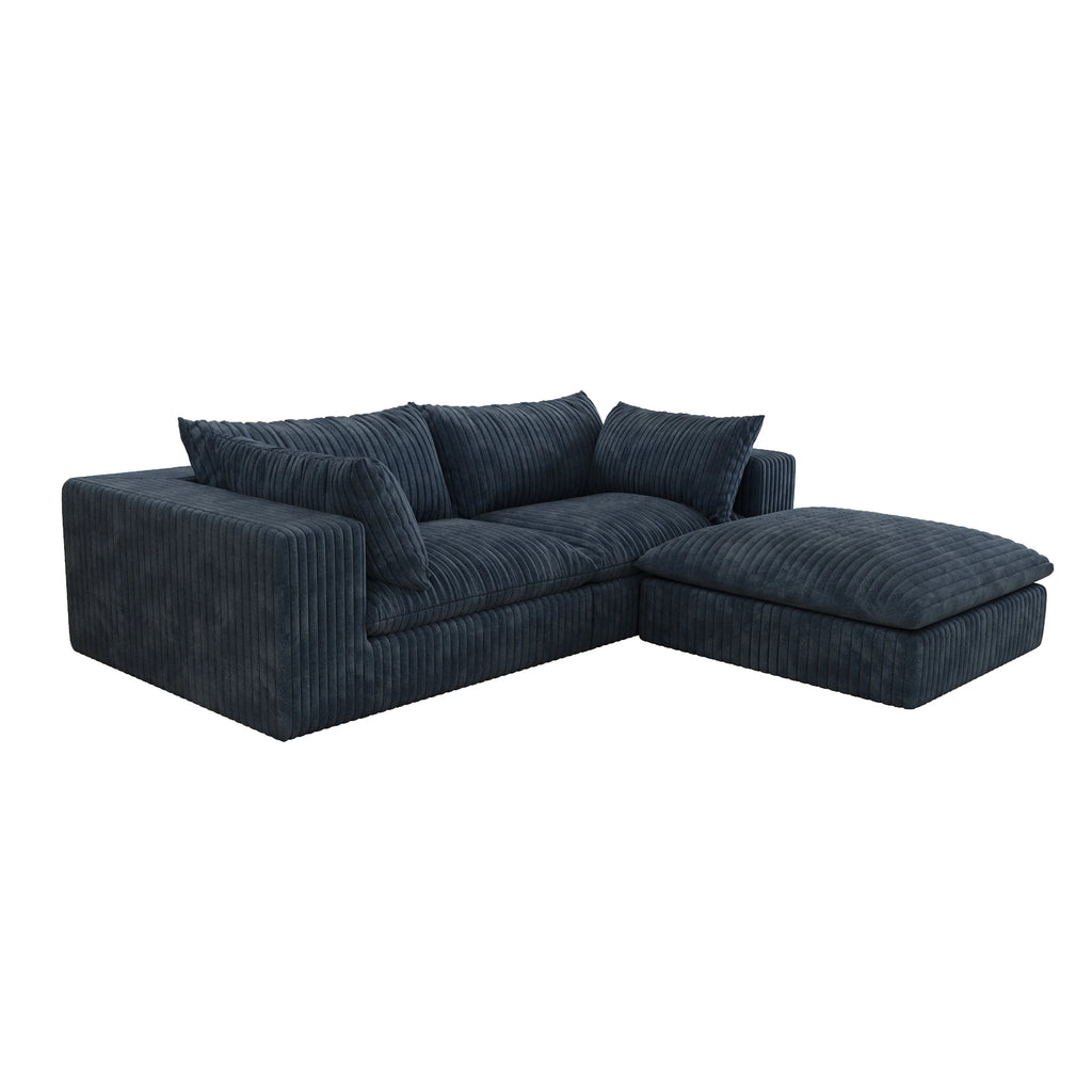 JIYI Boneless Sofa Cloud Style Vacuum Compressed Sofa Set For Modern Living Rooms