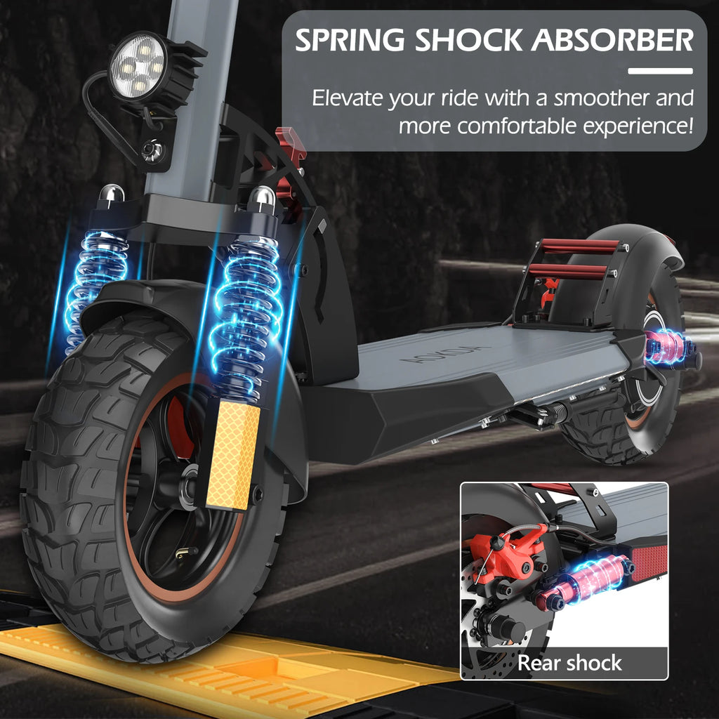 US EU Warehouse Two Wheels AOKDA A1 10" Inch 48V 800W 12.5ah 150kg All Terrain Electric Scooter Powerful E Scooter
