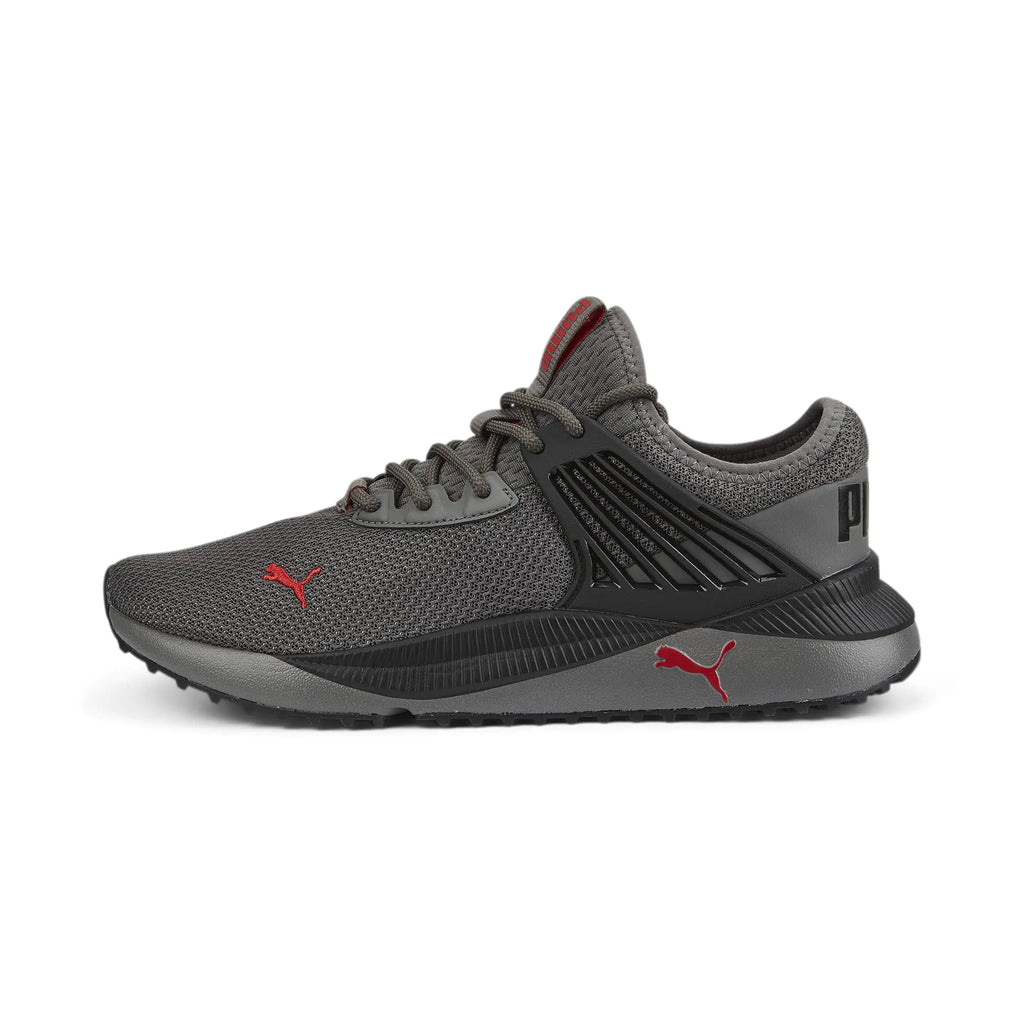 PUMA Pacer Future Mens Sneaker 13 DM US CastlerockBlackHigh Risk Red
