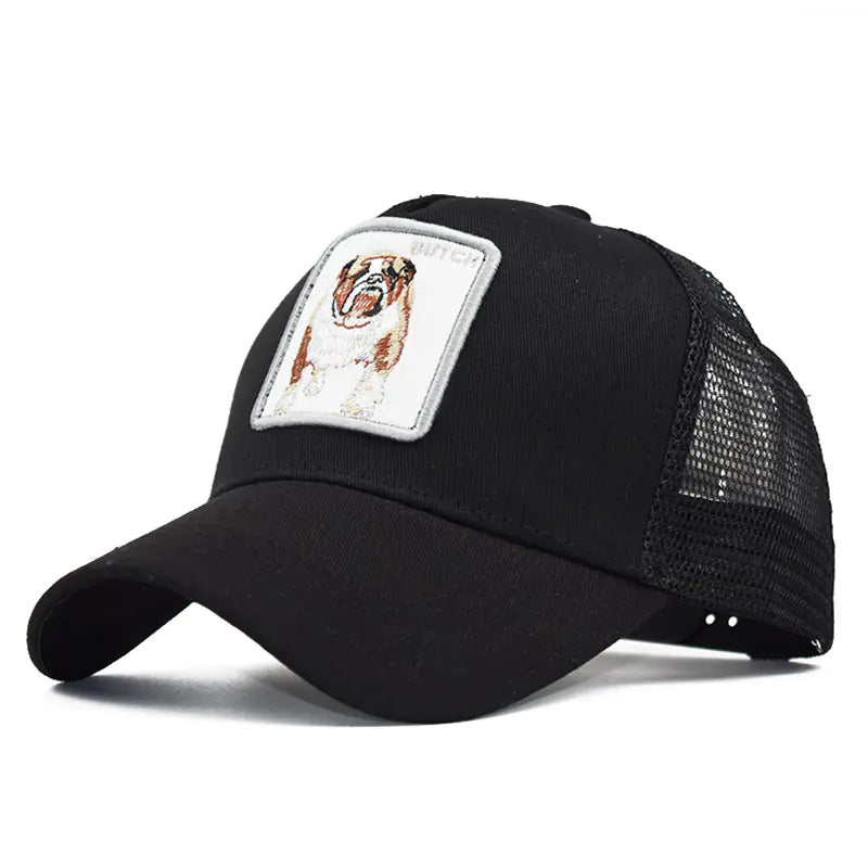 Spring Animal Embroidery Snapback Cap for Streetwear