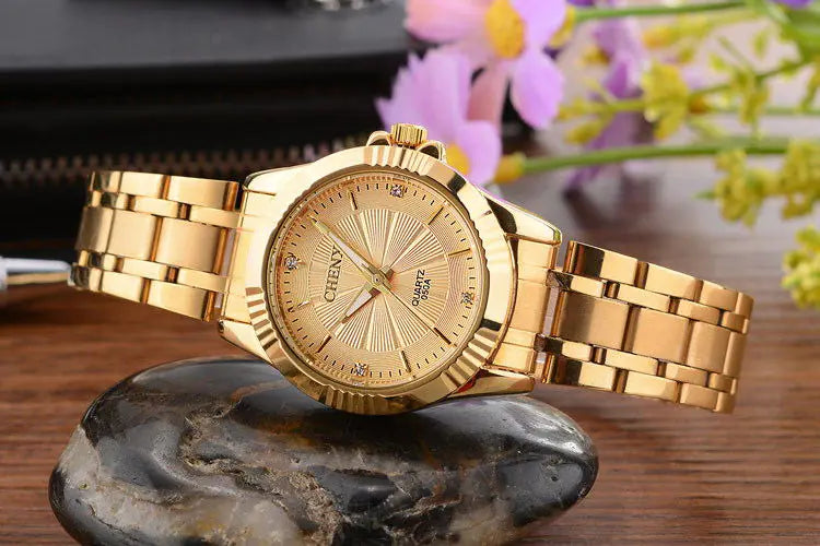Waterproof Quartz Couple Watch - Deluxe Morning Watch