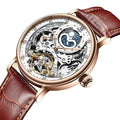 Swiss Mechanical Watch, Waterproof Dual Time, Men's Watch