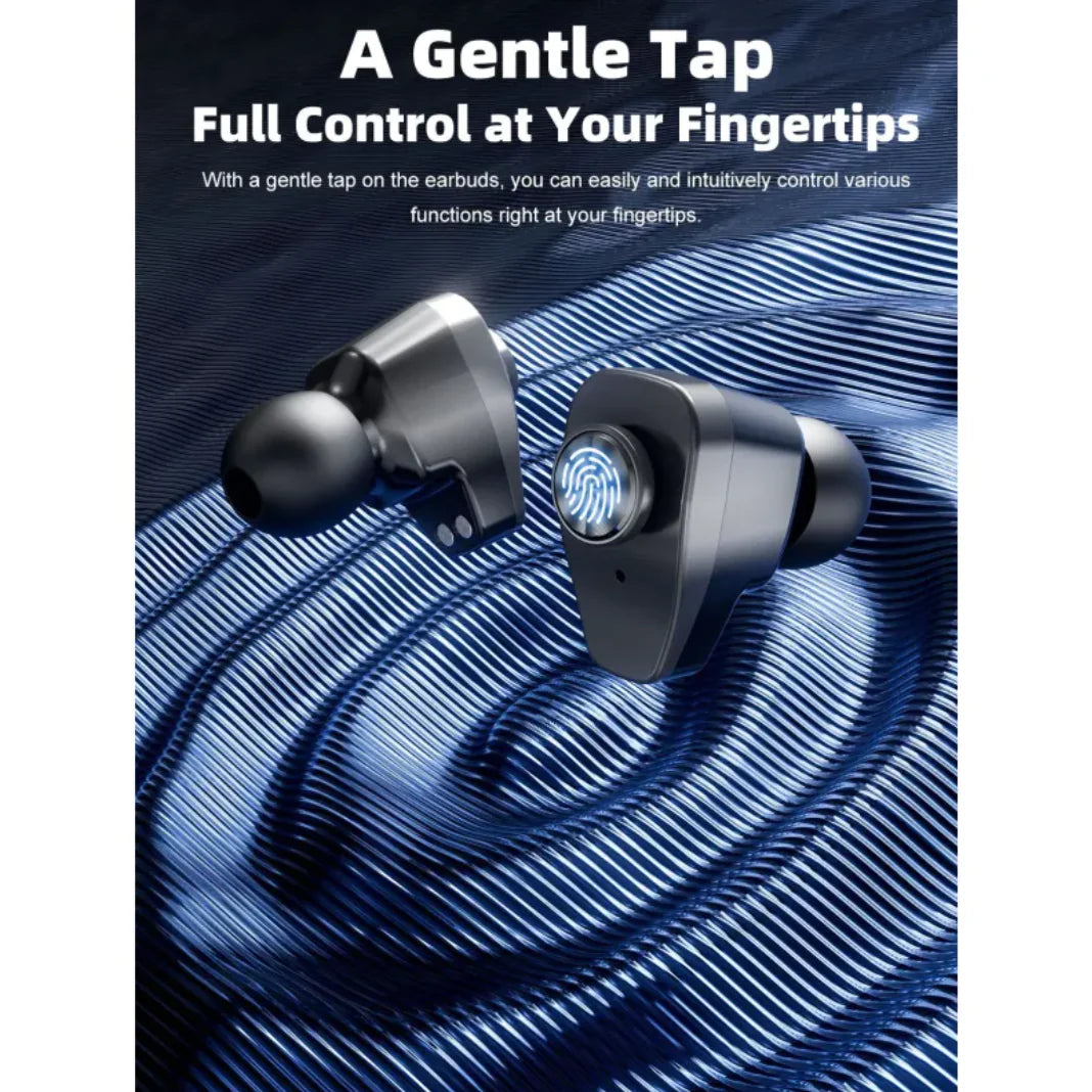 SyncWatch with Integrated Earbuds