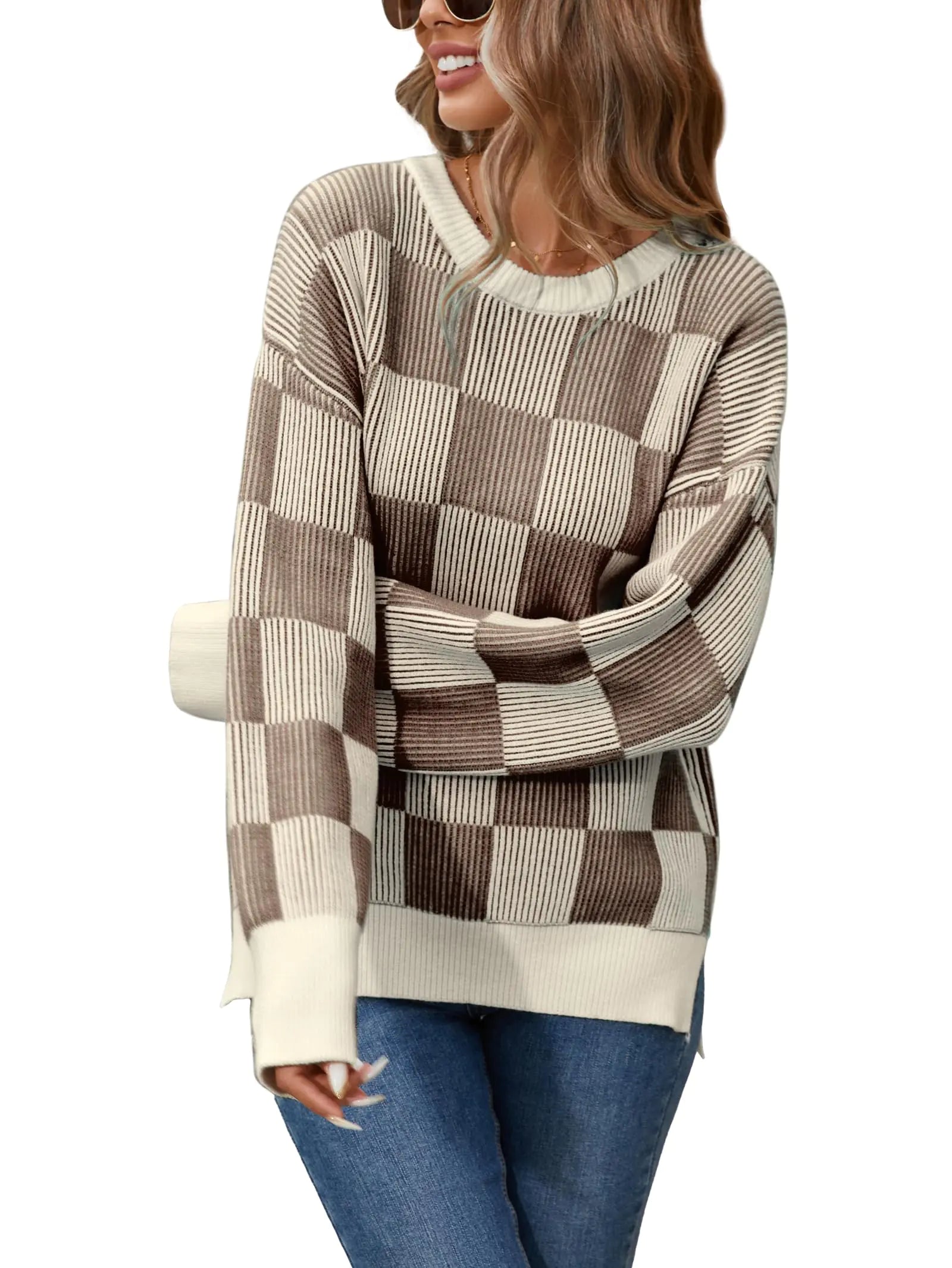 Famulily Women's Plaid Comfort Pullover XL