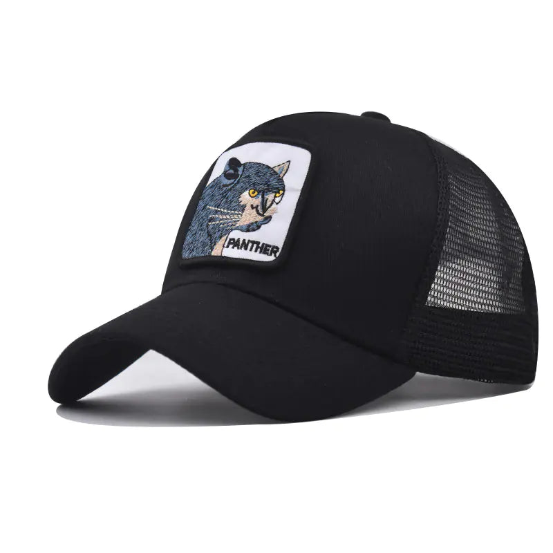 Spring Animal Embroidery Snapback Cap for Streetwear