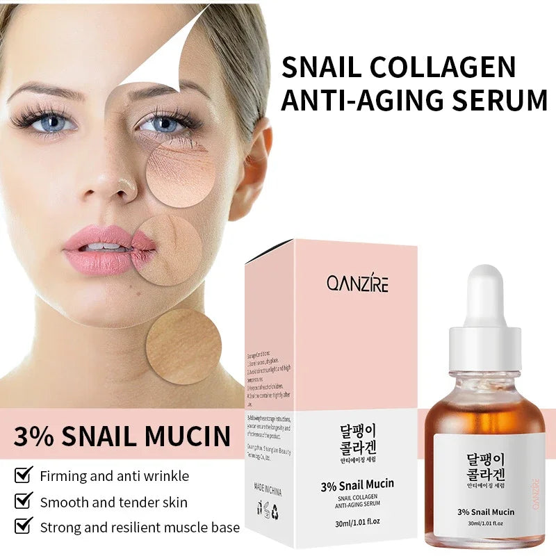 Korean Collagen Serum Skincare For Wrinkles Firming Lifting Protect Repair Skin Reduce Fine Lines Nourishing Smooth Facial