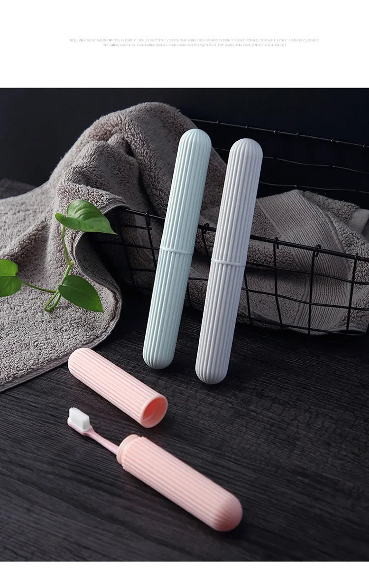 Portable Travel Toothbrush Box Camping Toothbrush Protect Outdoor Dust-Proof Tooth Brush Tube Cover Protect Bathroom Accessories