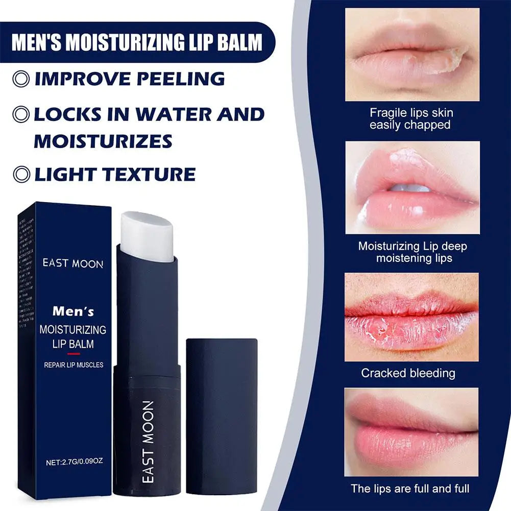 Men Lip Balm Moisturizing removing dead skin preventing dryness cracking reducing lip wrinkles relieving dryness lip care