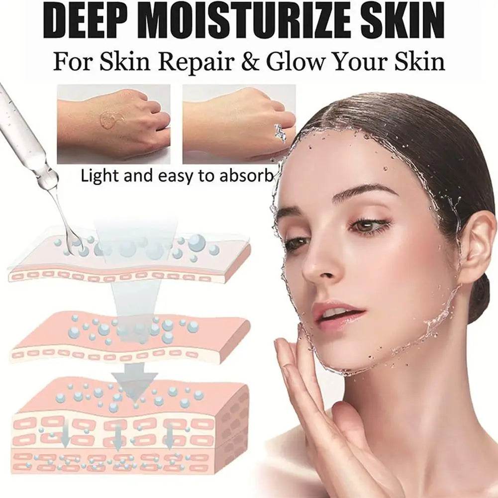 Centella Asiatica Serum 100ml Deep Hydration & Moisturizing Repair Soothes Breakouts Pink Salt Essence Korean Skincare