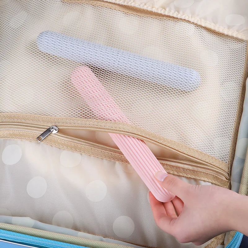 Portable Travel Toothbrush Box Camping Toothbrush Protect Outdoor Dust-Proof Tooth Brush Tube Cover Protect Bathroom Accessories