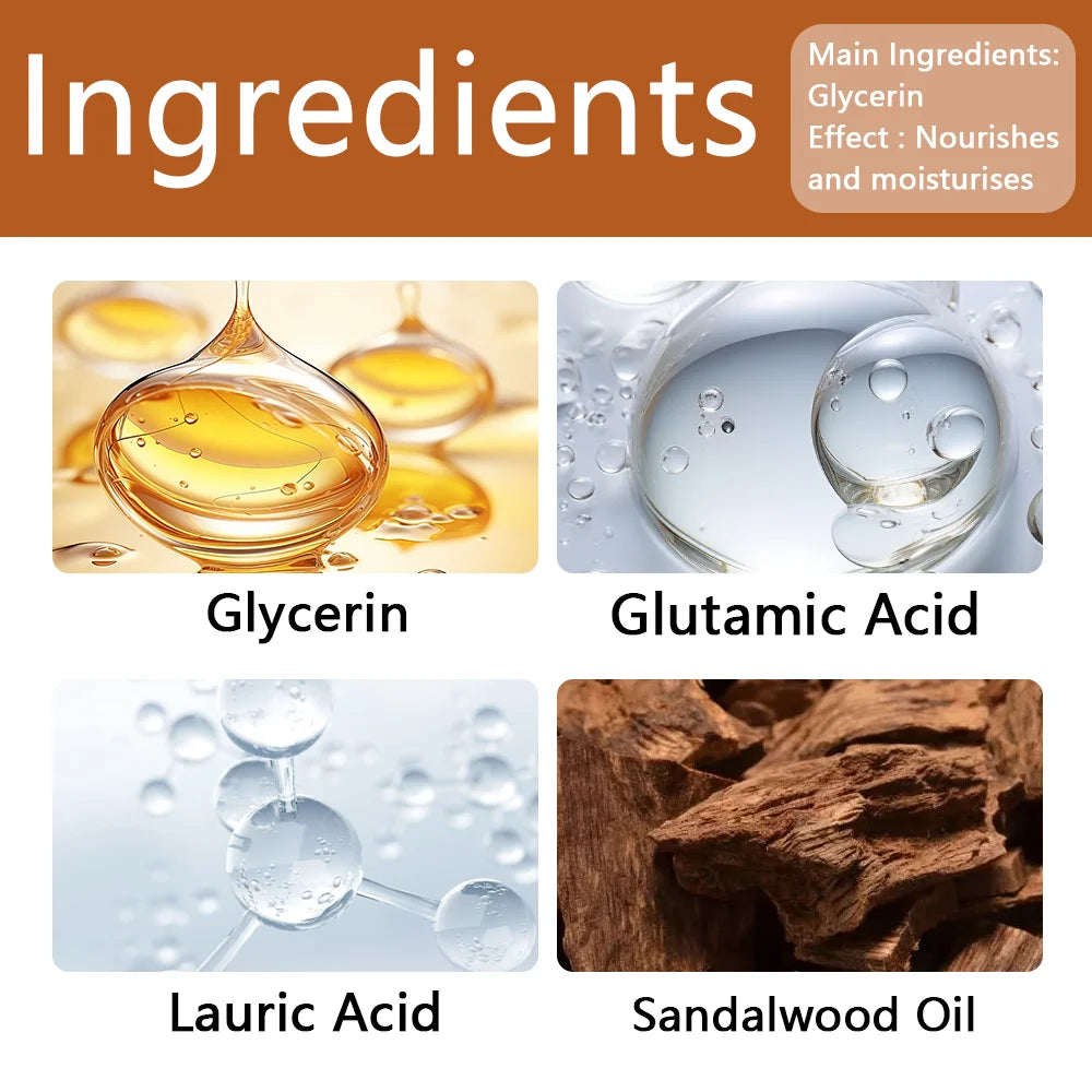 Handmade Whitening Soap Skin Care Deep Cleansing Moisturizing Cleansing Essential oil Mild Soap Brightens Skin Sandalwood Soap