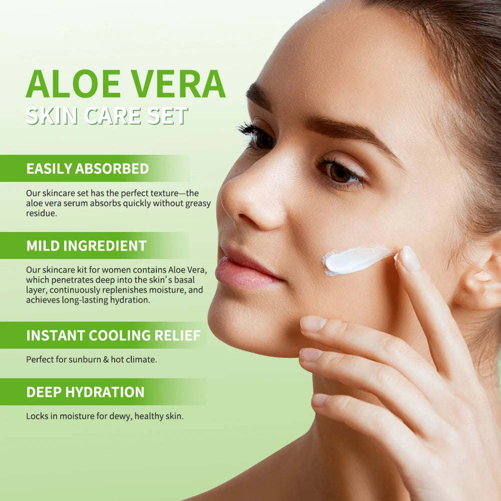 Multi-skin Care Aloe Vera Skin Care Set Deep Moisturizing