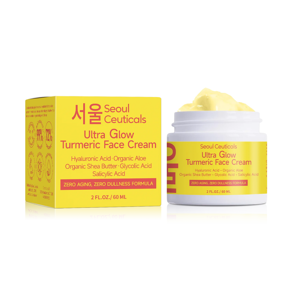 Turmeric Niacinamide Cream Moisturizing Hyaluronic Acid Cream Smooth Firm Makes Skin Look More Youthful Face Care Cosmetics 60g