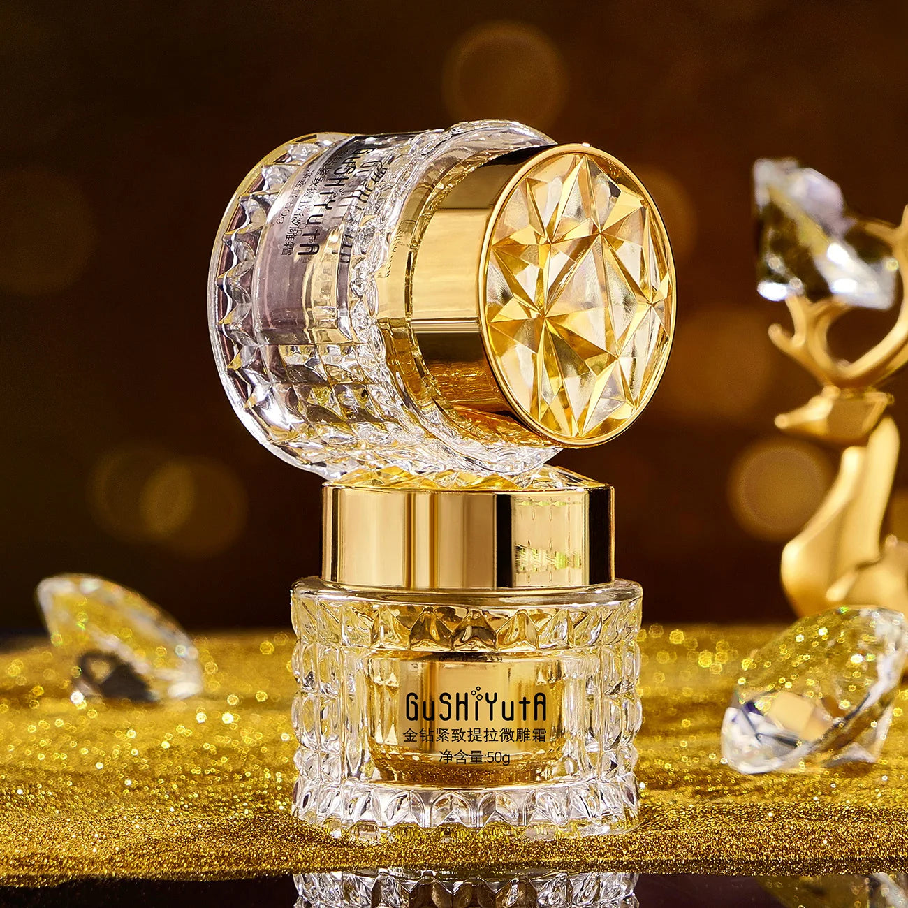 Nature Ginseng Gold Silk Watery Cream Gold Premium Skin Care,Anti-Aging Moisturizer for Skin, Wrinkle Care with Ginseng Saponins