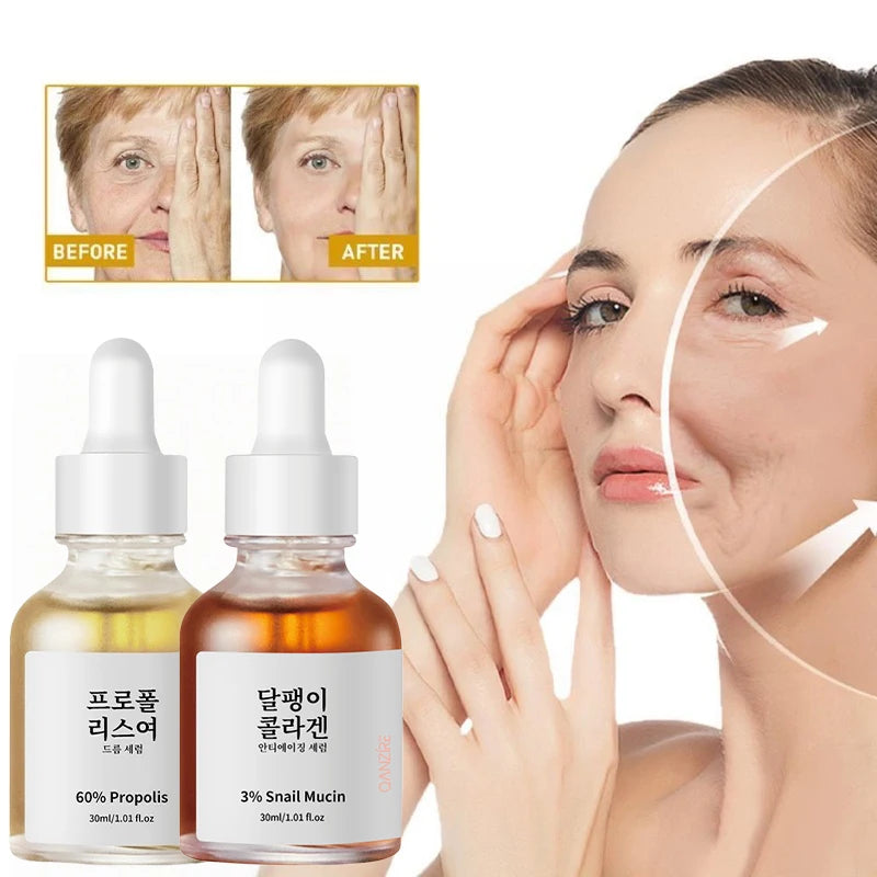 Korean Collagen Serum Skincare For Wrinkles Firming Lifting Protect Repair Skin Reduce Fine Lines Nourishing Smooth Facial