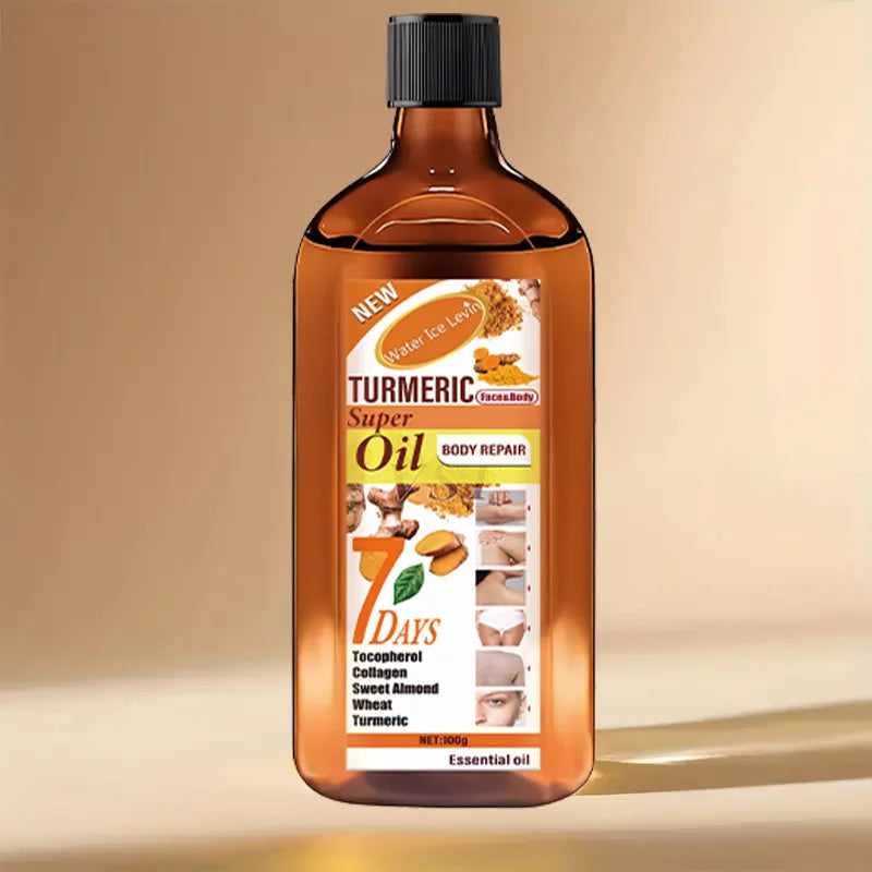 Turmeric Skin Care Essential Oil, Moisturizing and Brightening Effect, Gentle, Smooth, Delicate, Easy to Absorb, Repair and Brighten Skin. Suitable for Men and Women.