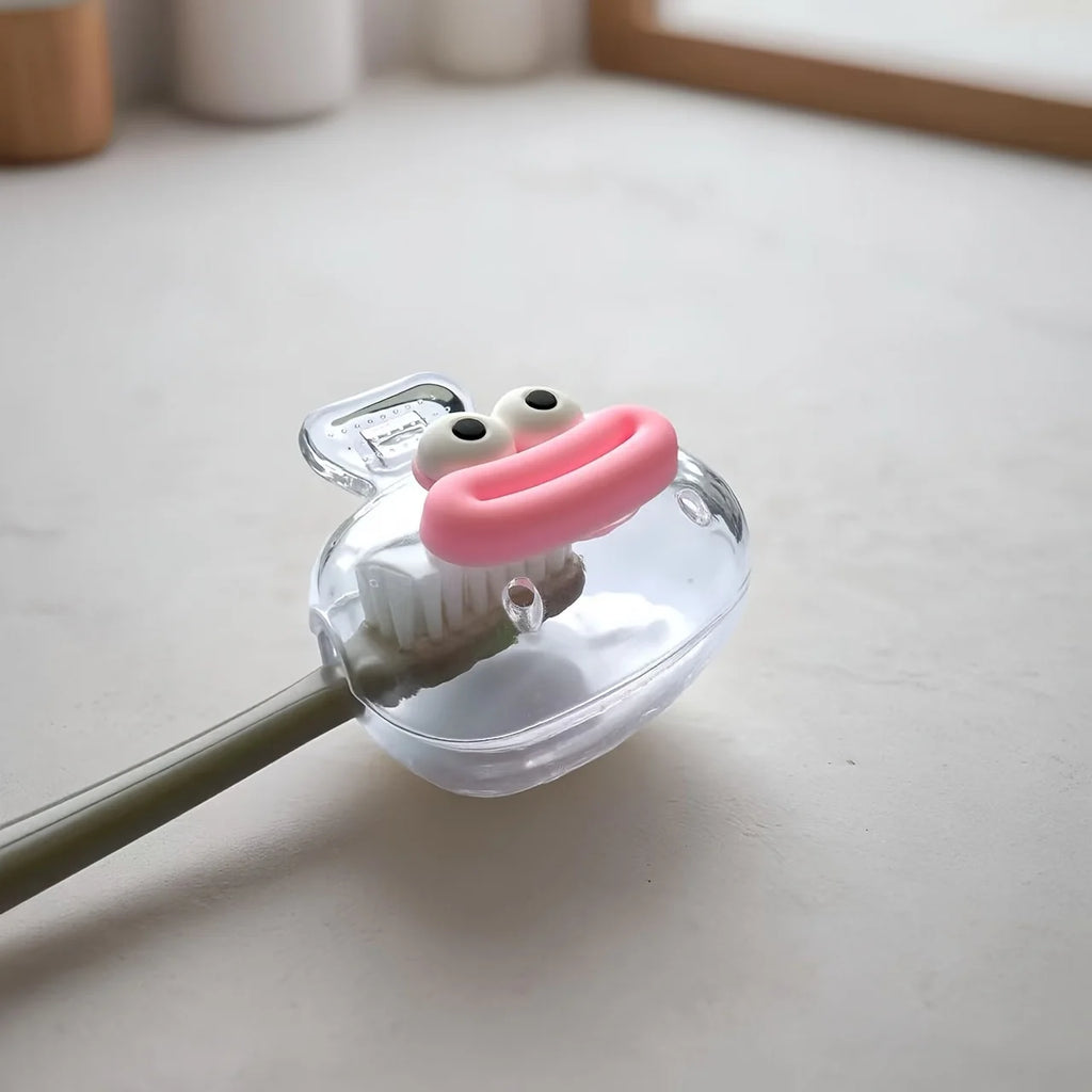 4Pcs Travel Toothbrush Head Covers Toothbrush Protector Cap Brush Pod Case Protective Portable Plastic Clip For Household Travel