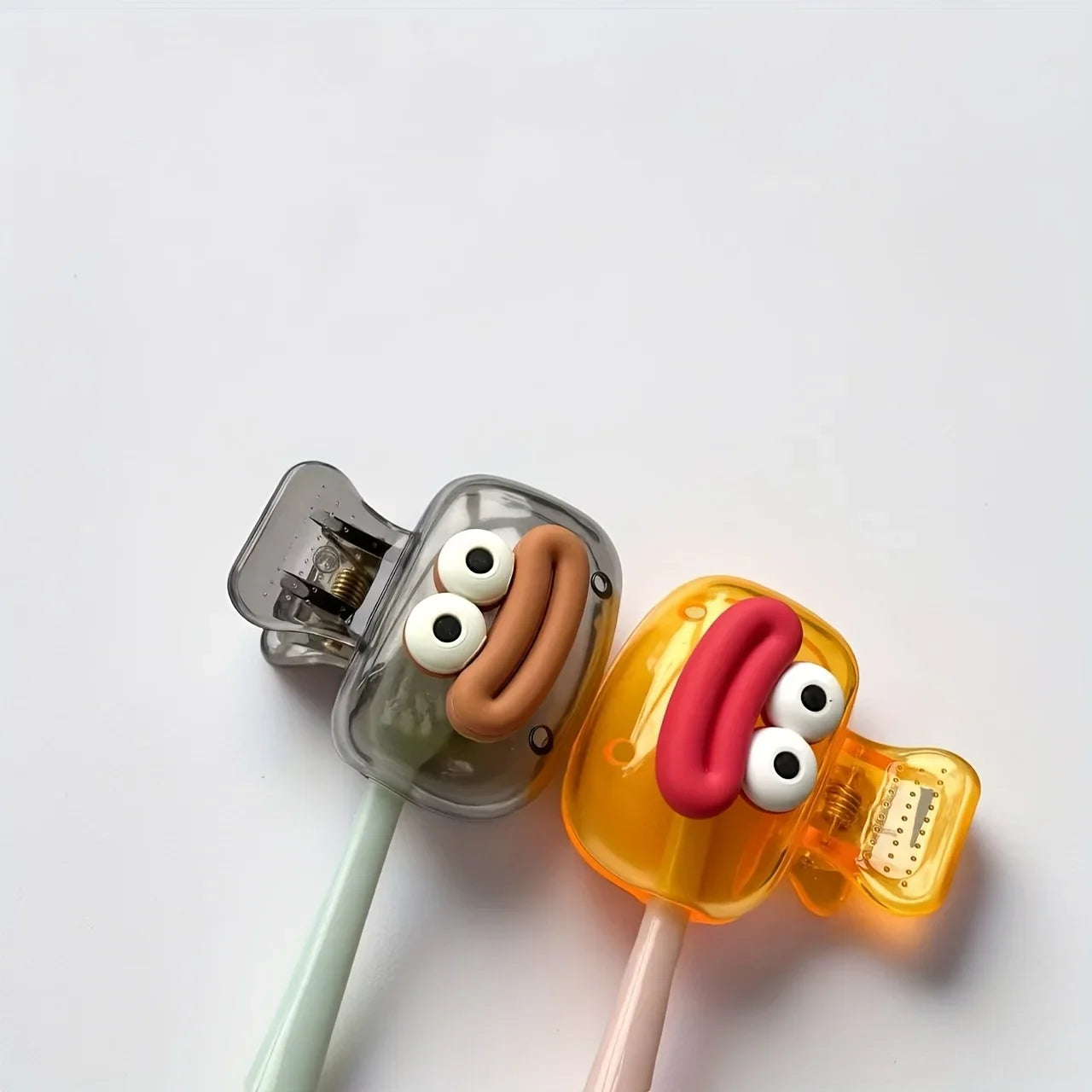 4Pcs Travel Toothbrush Head Covers Toothbrush Protector Cap Brush Pod Case Protective Portable Plastic Clip For Household Travel