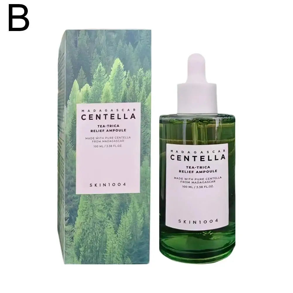 Centella Asiatica Serum 100ml Deep Hydration & Moisturizing Repair Soothes Breakouts Pink Salt Essence Korean Skincare
