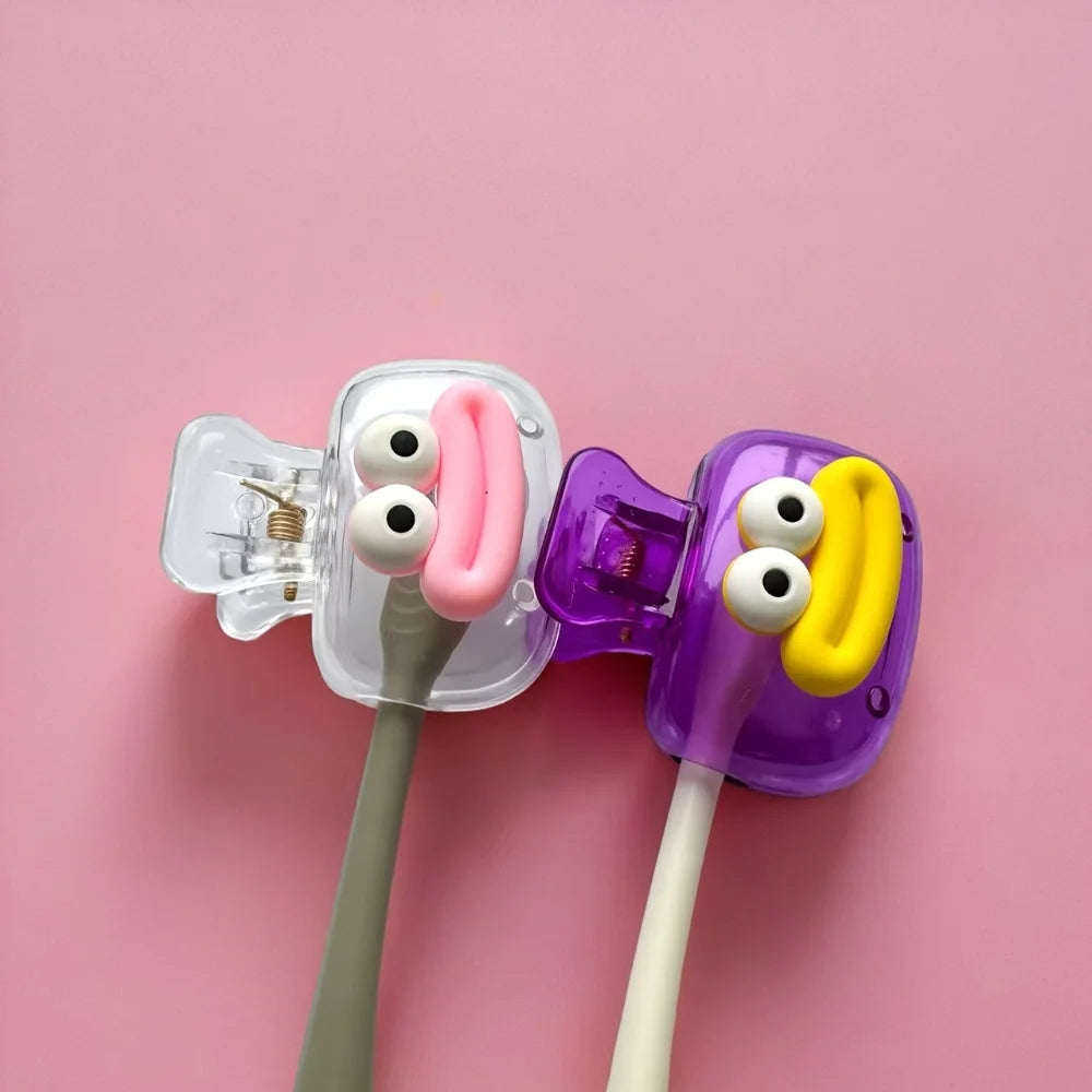 4Pcs Travel Toothbrush Head Covers Toothbrush Protector Cap Brush Pod Case Protective Portable Plastic Clip For Household Travel