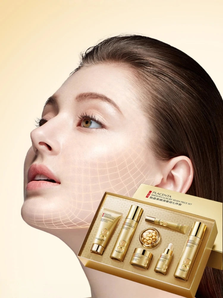 Placenta Skin Care Seven-Piece Set