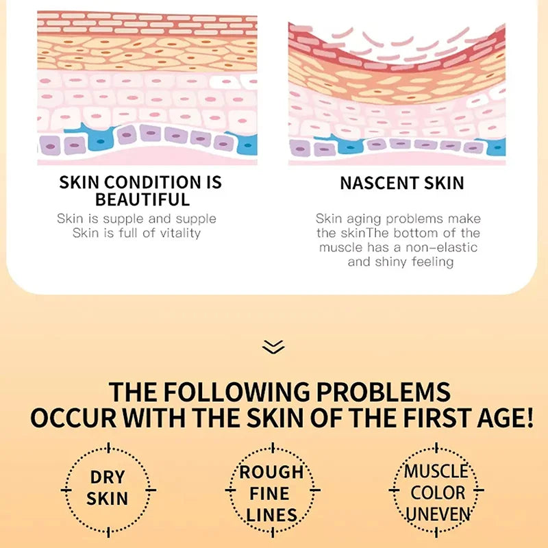 Anti-Wrinkle Face Cream Collagen Pearl Firming Lift Fade Fine Lines Caviar Moisturizing Smooth Brighten Korean Skin Care Product