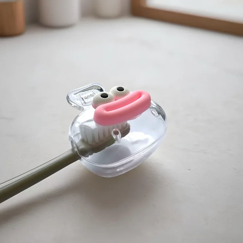 4Pcs Travel Toothbrush Head Covers Toothbrush Protector Cap Brush Pod Case Protective Portable Plastic Clip For Household Travel