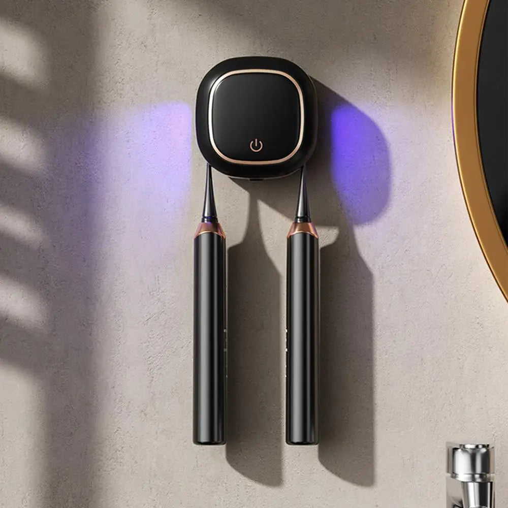 Sanitizing Toothbrush Holder Electric Toothbrush Cleaner Electric Portable UV Cover Machine For Home Shower Camping Car School