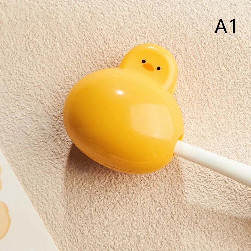 Portable Toothbrush Head Cover Dustproof Toothbrush Protective Cap Portable Plastic Clip For Household Travel Bathroom