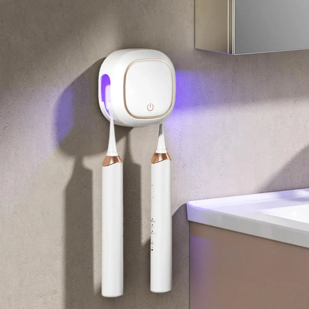 Sanitizing Toothbrush Holder Electric Toothbrush Cleaner Electric Portable UV Cover Machine For Home Shower Camping Car School