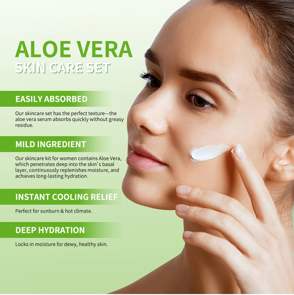 Multi-skin Care Aloe Vera Skin Care Set Deep Moisturizing