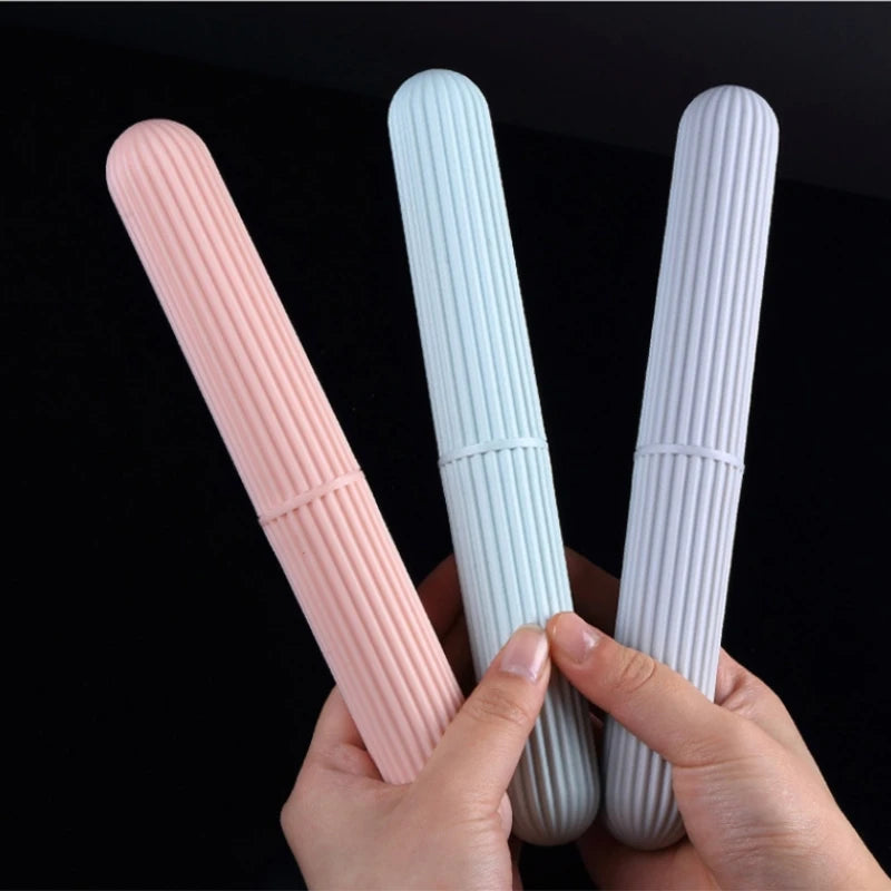 Portable Travel Toothbrush Box Camping Toothbrush Protect Outdoor Dust-Proof Tooth Brush Tube Cover Protect Bathroom Accessories