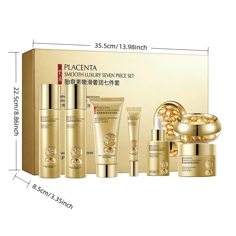 Placenta Skin Care Seven-Piece Set