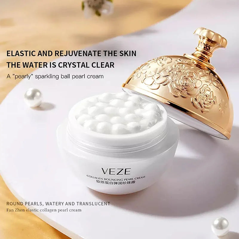 Anti-Wrinkle Face Cream Collagen Pearl Firming Lift Fade Fine Lines Caviar Moisturizing Smooth Brighten Korean Skin Care Product