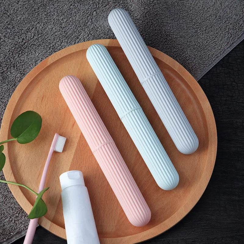 Portable Travel Toothbrush Box Camping Toothbrush Protect Outdoor Dust-Proof Tooth Brush Tube Cover Protect Bathroom Accessories