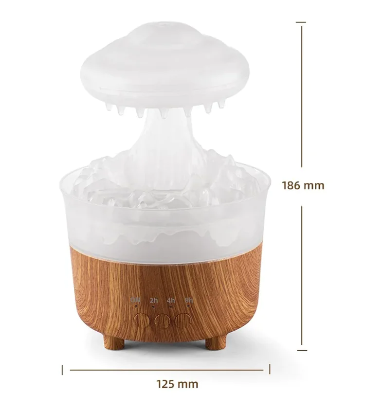 Sereni Cloud Silent Remote-Control Rainbow Humidifier