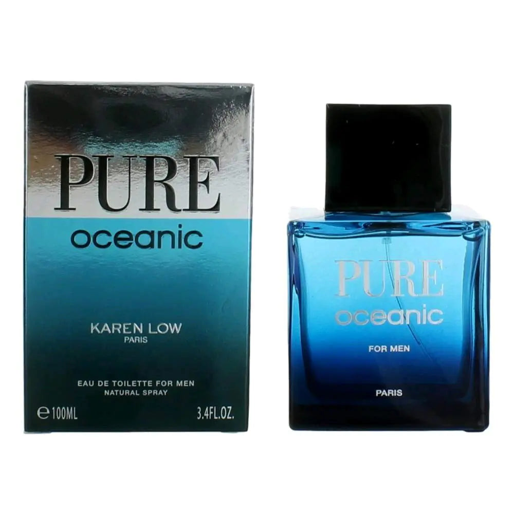 Karen Low Pure Bleu Men's EDT 3.4 oz